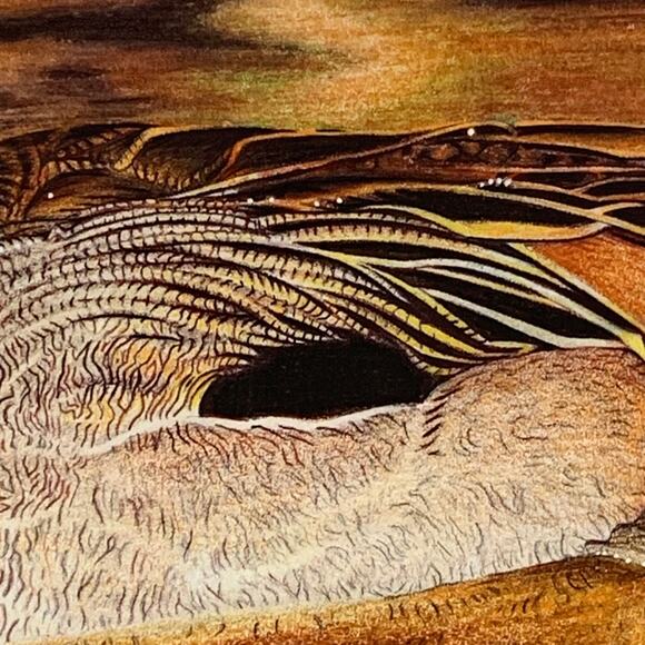 An Evening Stroll by Michael Brown Print Montana Ducks Unlimited Cabin Rustic - Picture 5 of 9